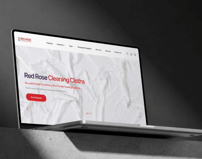 image of a laptop for an illustration of Red Rose Cleaning Cloths